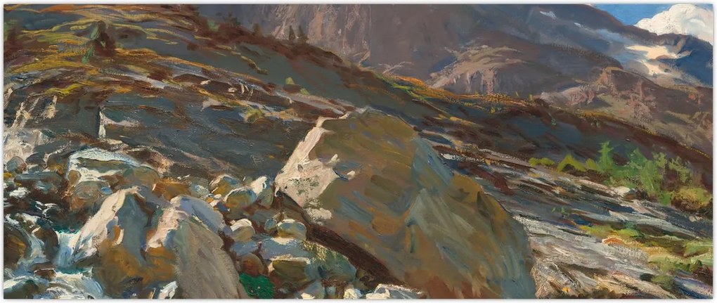 Tablou - John Singer Sargent, Simplon Pass, reproducere (120x50 cm)