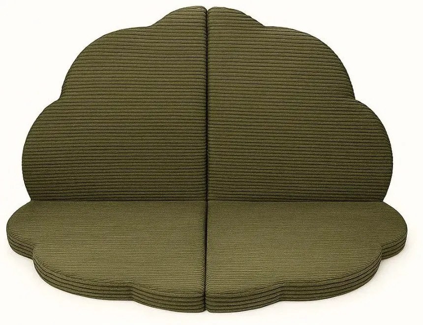 Saltea de joacă pentru copii kaki 160x160 cm – Meowbaby