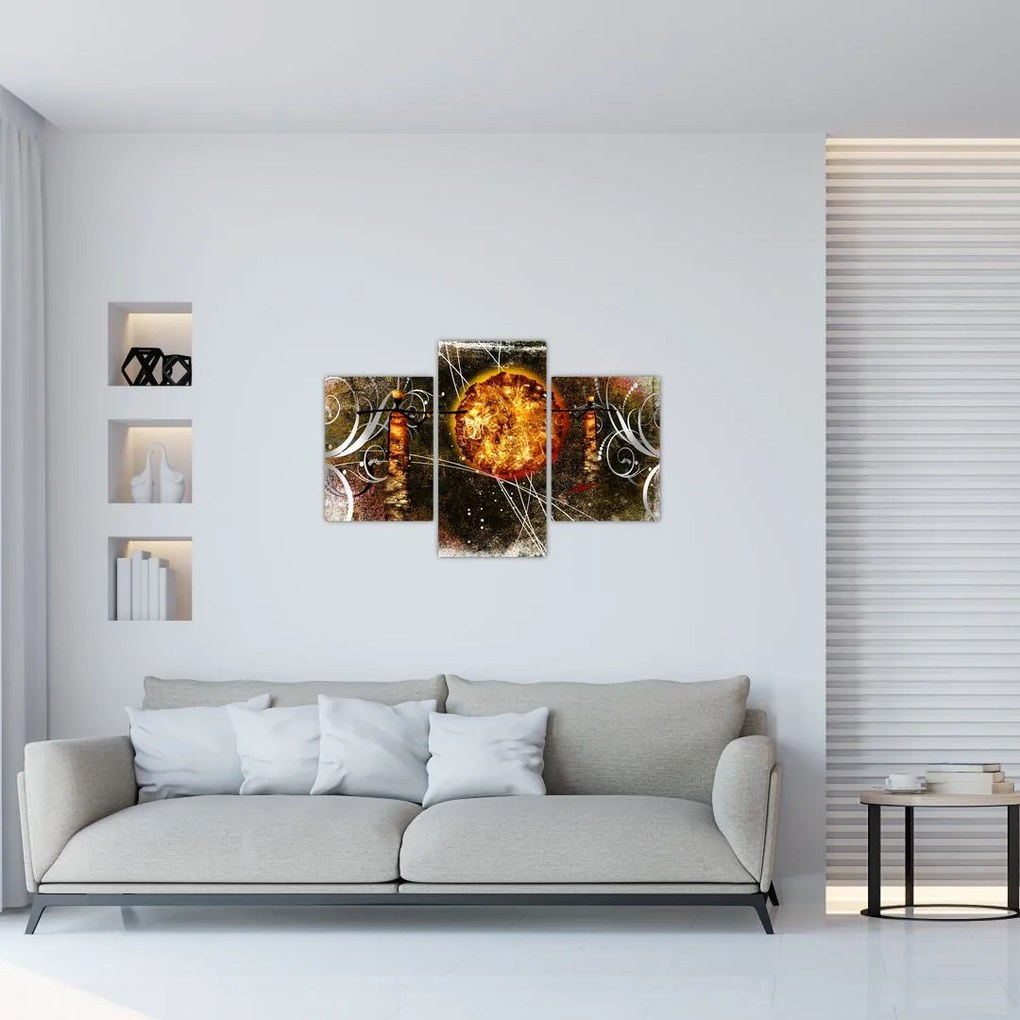 Tablou cu pictură epochală străveche (90x60 cm)
