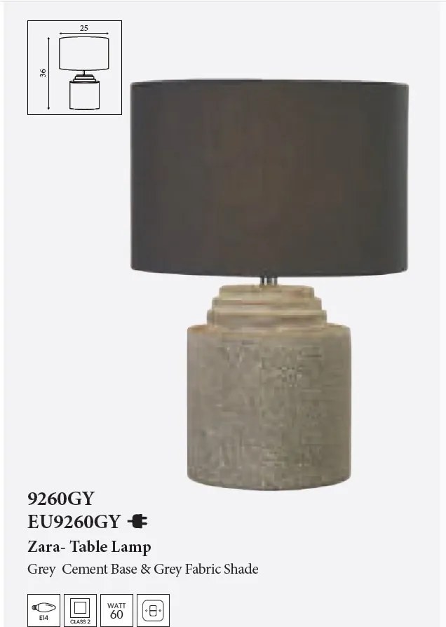 Veioza/Lampa de masa decorativa Zara