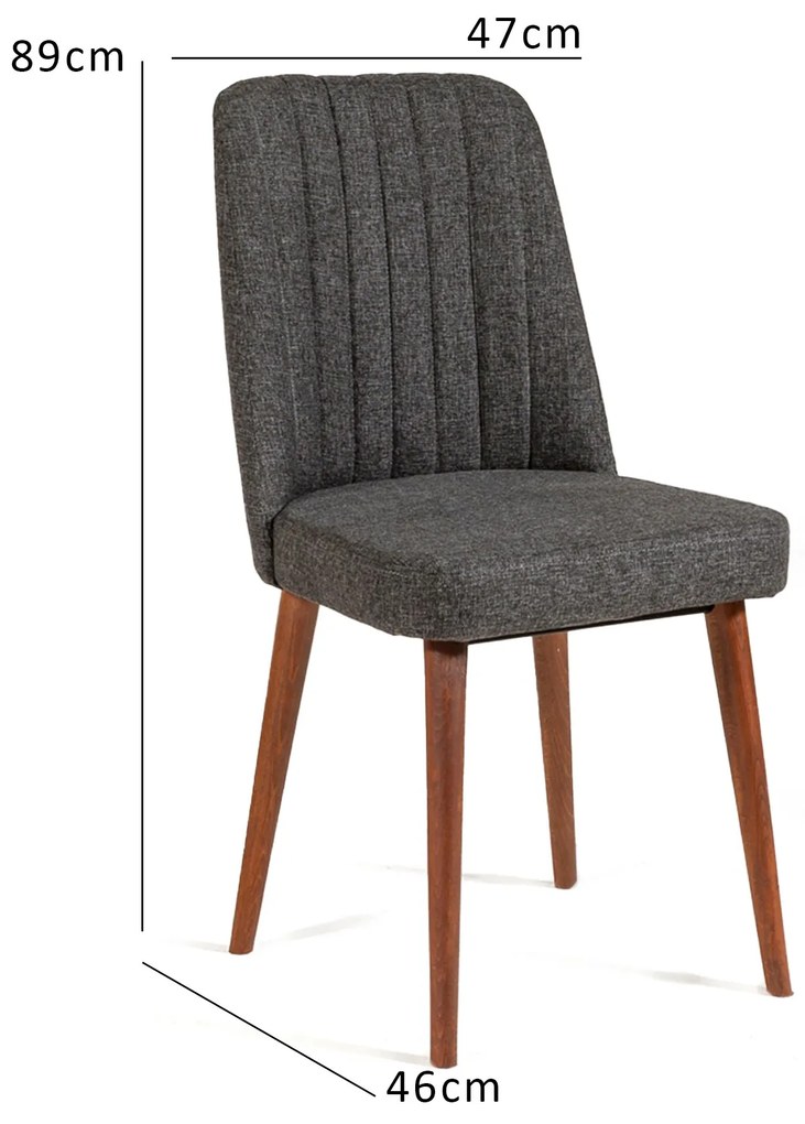Scaun Vlasta (Nuc + Antracit). 1072189