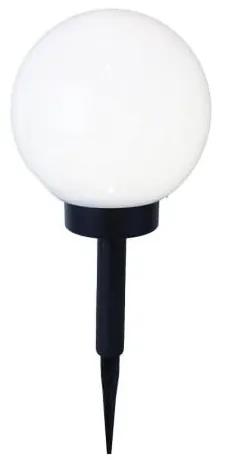 Lampadar solar LED pentru grădină Star Trading Globe Stick, ⌀ 20 cm