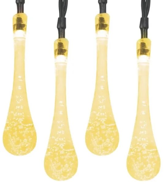 Ghirlandă LED solară cu senzor de amurg 20xLED/0,72W/1,2V 600 mAh 4,7m IP44