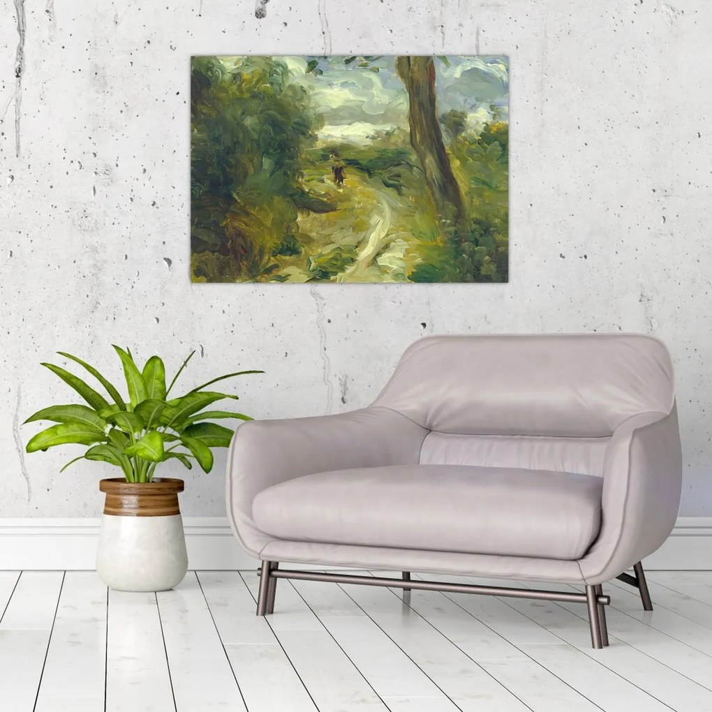 Tablou pe sticlă - Auguste Renoir, Landscape between Storms, reproducere (70x50 cm)