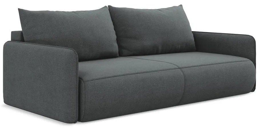 Canapea gri extensibilă/cu spațiu de depozitare 216 cm Nanea – Makamii