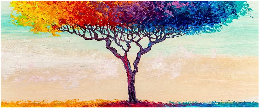 Tablou cu pom pictat (120x50 cm)