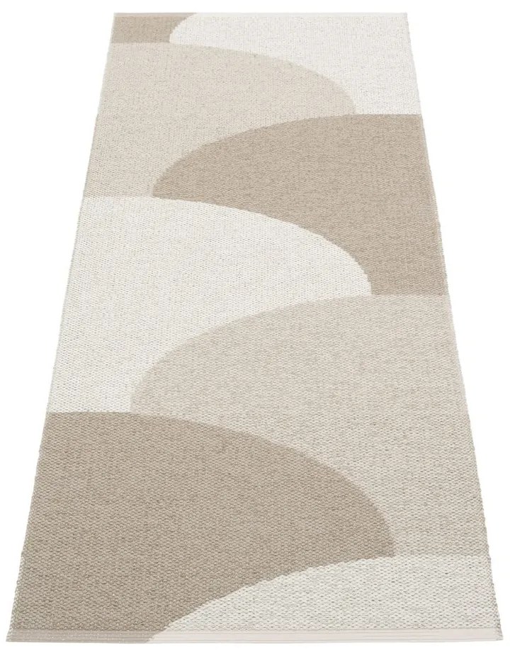 Covor tip traversă pentru interior și exterior bej 70x180 cm Hill Dark Linen – Pappelina