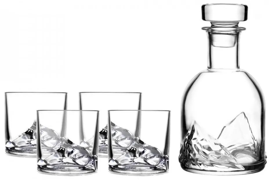 Set pahare și sticla pentru whisky LIITON Everest 5 buc 1006966
