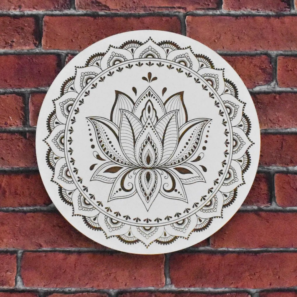 DUBLEZ | Decorațiune mandala pentru perete – Lotus