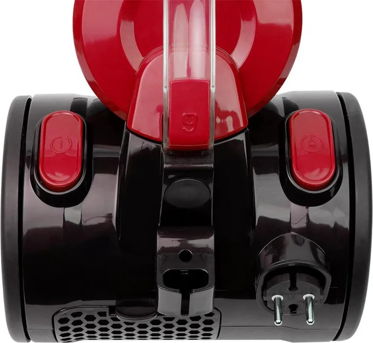 La mâna a doua: Aspirator fara sac Rosberg R51001B, 800W, HEPA, Ciclon, 2 L, Accesorii, Rosu