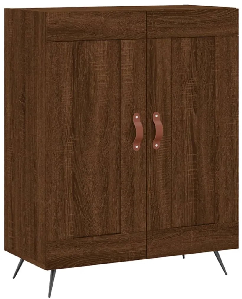 830171 vidaXL Servantă, stejar maro, 69,5x34x90 cm, lemn prelucrat