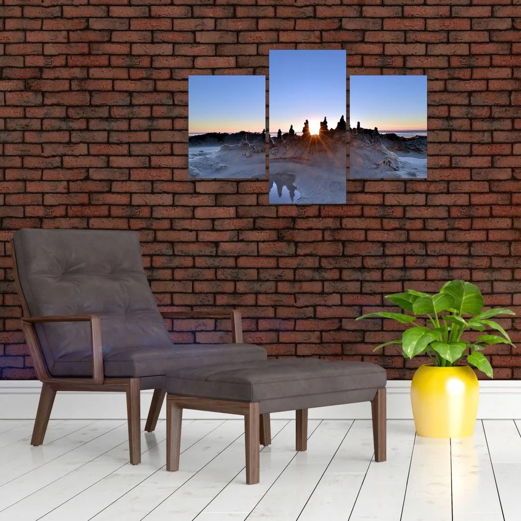 Tablou cu scenerie de nisip (90x60 cm)