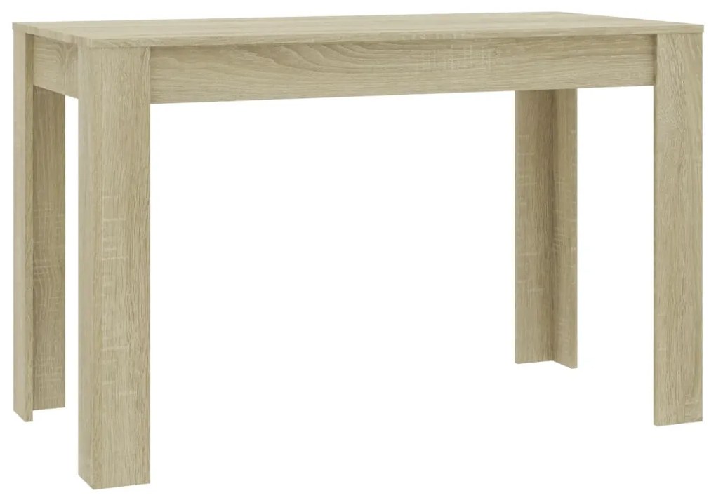 800435 vidaXL Masă de bucătărie, stejar Sonoma, 120 x 60 x 76 cm, PAL