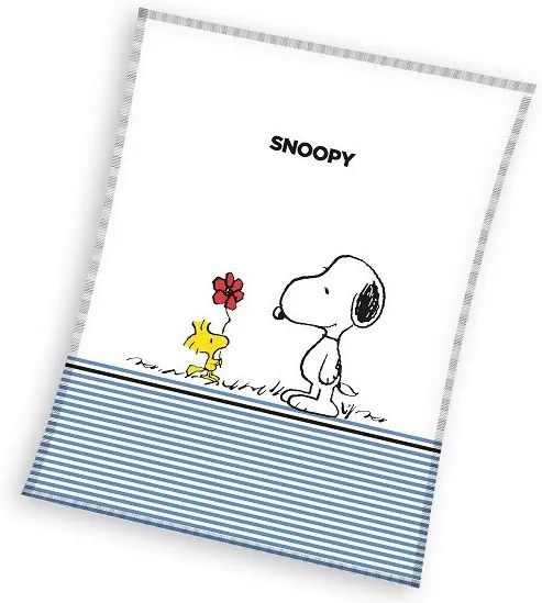 Snoopy Flower pătură din lână polară 130x170cm