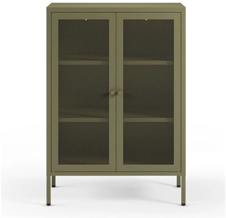 Dulap verde din metal 70x100x40 cm Fayna – Marckeric