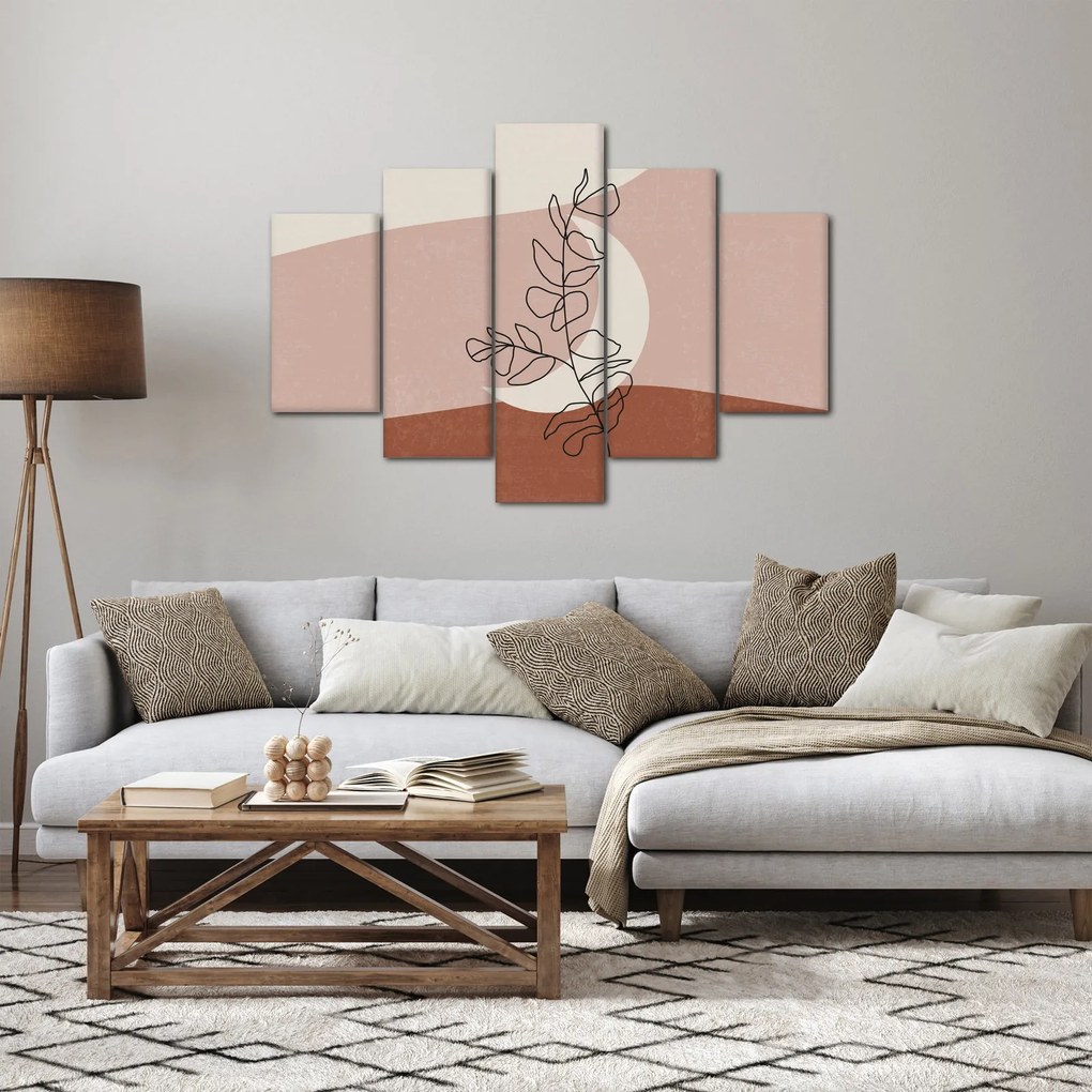 Tablou - Boho frunze N⁰2 (150x105 cm)