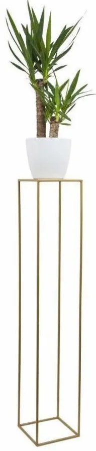 Suport pentru flori 100x24 cm, culoare aurie