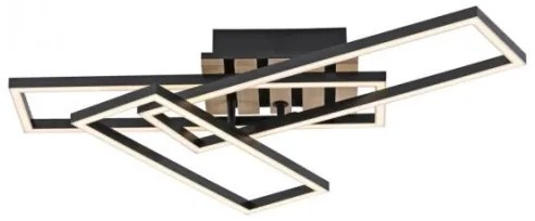 JUST LIGHT. 14051-79 - Plafonieră LED AKUSTIKA LED/20,5W/230V stejar/negru