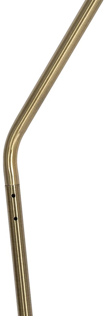 Lampă de podea retro roz cu bronz - Milou