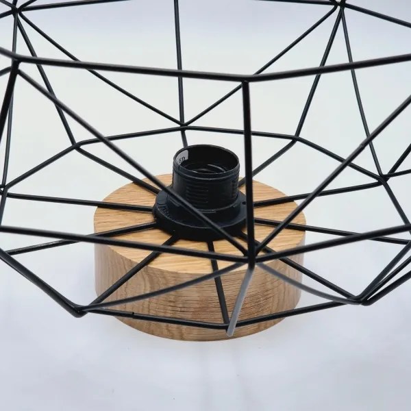 Brilagi - Plafonieră WOODY BASKET 1xE27/60W/230V stejar