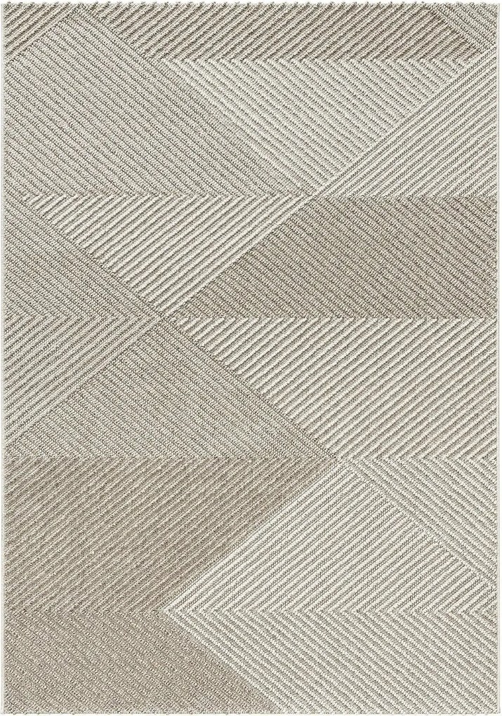 Covor 19270A, 80x150 cm, forma dreptunghiulara, polipropilena, bej/cre