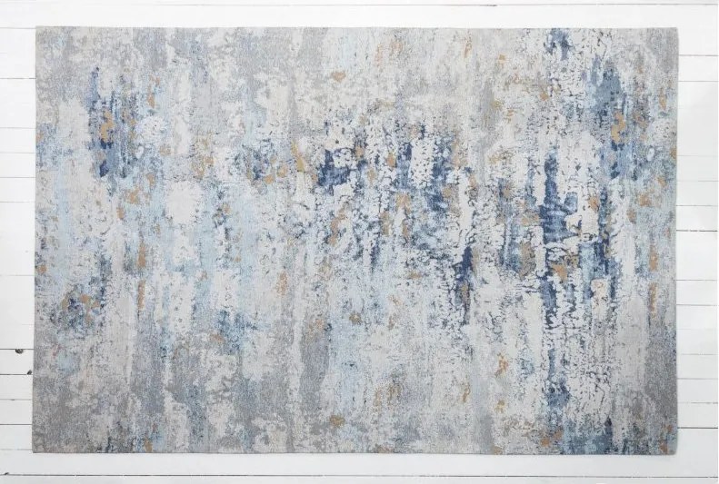 Covor Abstrakt 350x240cm, gri albastru