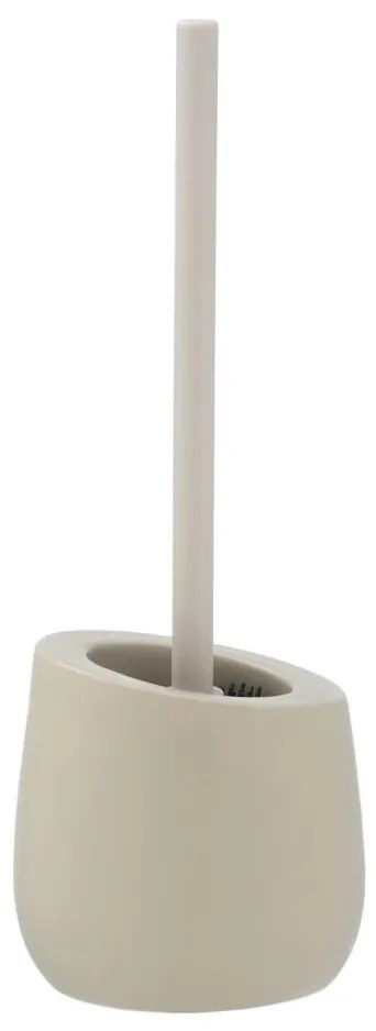 WENKO 24136100 - Perie pentru WC BADI, 13,5 x 38 cm, bej