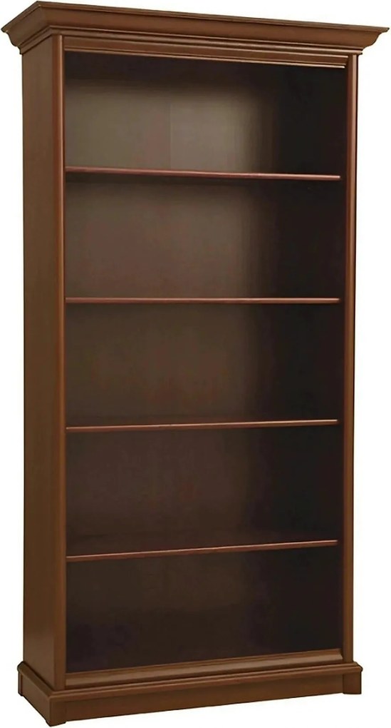 Biblioteca clasica living KENT, castan, PAL, 110x43x205 cm