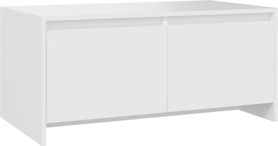 vidaXL Măsuță de cafea, alb, 90x50x41,5 cm, PAL
