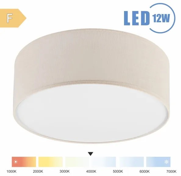 Plafonieră LED Brilagi SIRIJA LED/12W/230V d. 35 cm crem