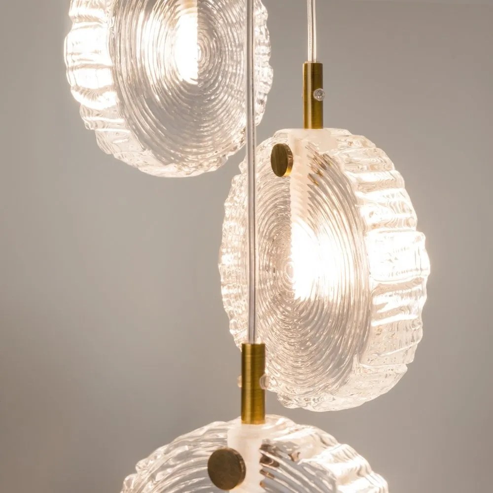 Lustra suspendata design decorativ modern Frozen 12L