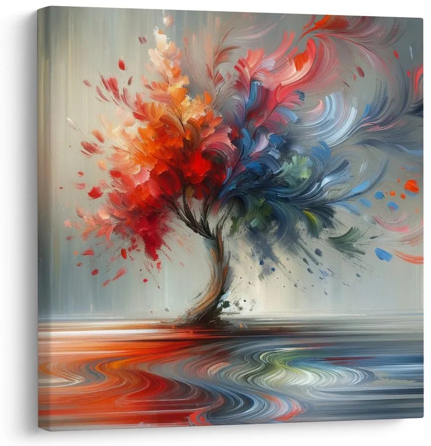 Tablou copacul vieții abstract în mișcare