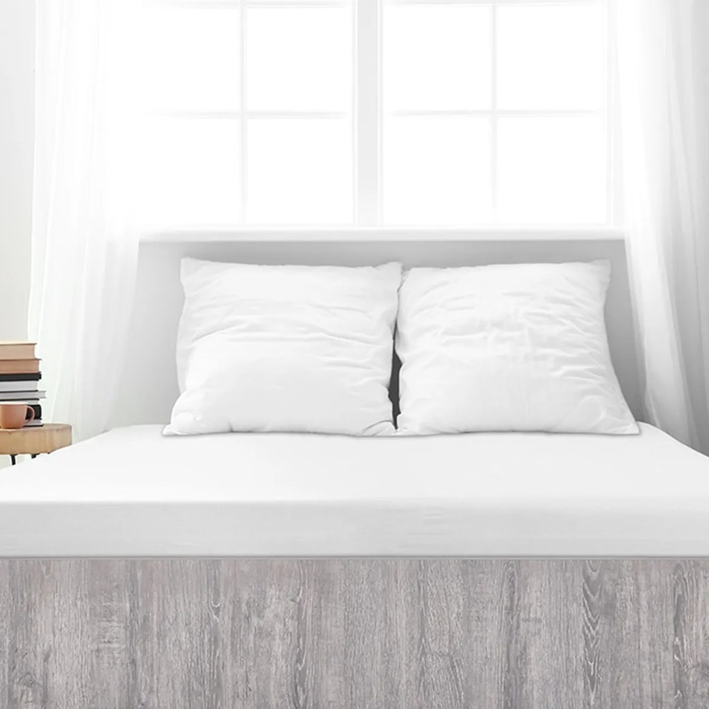 Cearșaf de pat 4Home Mako jersey alb, 90 x 200 cm