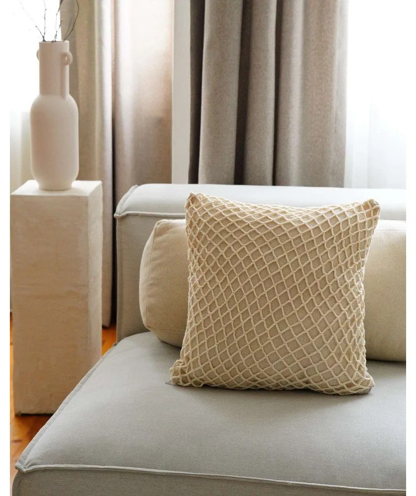 Față de pernă din bumbac 43x43 cm Net – Mioli Decor
