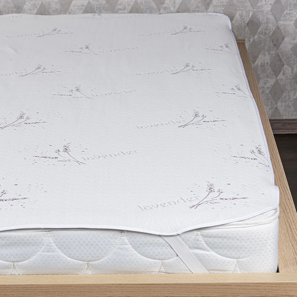 Protecție saltea 4Home Lavender impermeabilă cu elastic, 60 x 120 cm