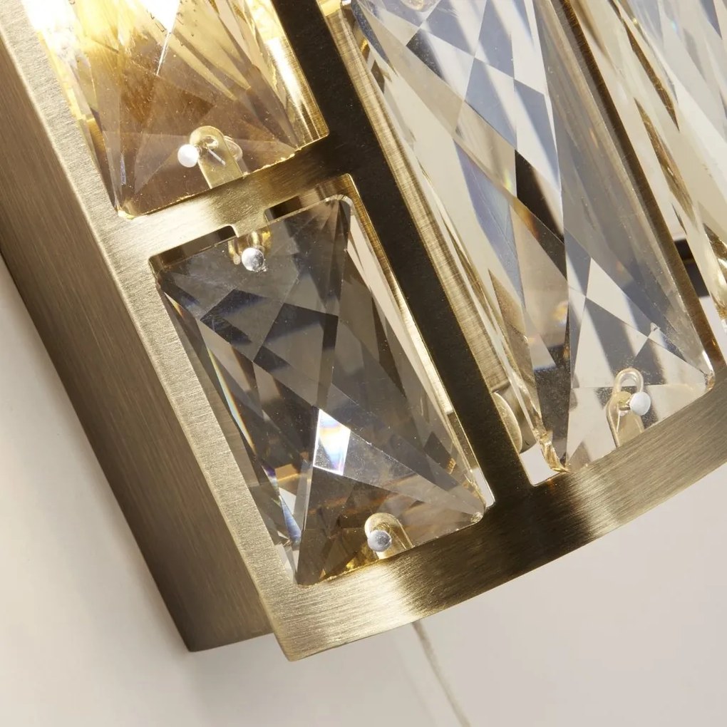 Aplica de perete design modern Bijou alama antic/ champagne