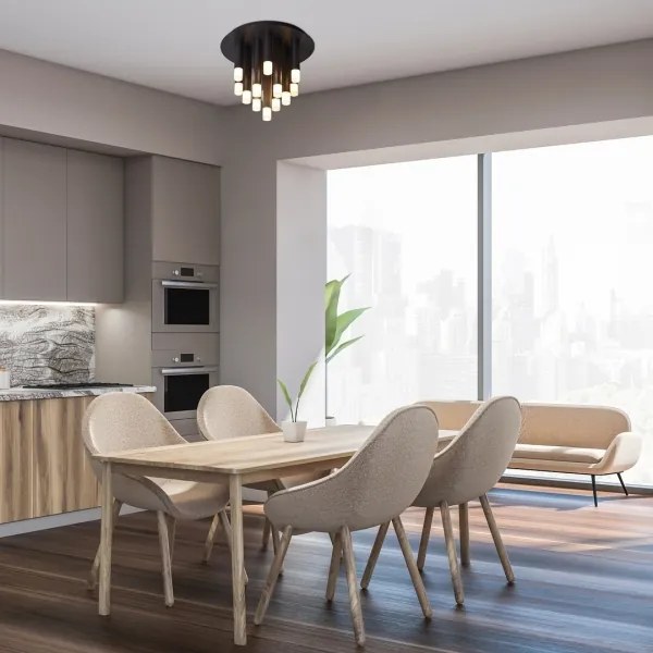 Rabalux RAMIRA 71354 - Plafonieră 13 x G9, 5 W / 230 V, negru