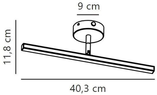 Nordlux LED iluminat baie oglindă IP44 LED/6,2W/230V 40 cm crom mat