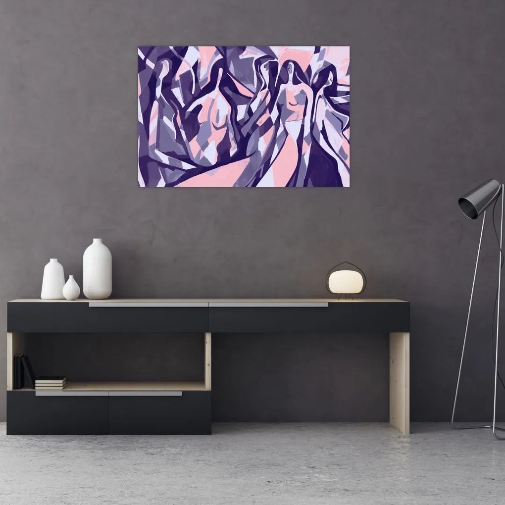 Tablou - Abstract, femei (90x60 cm)