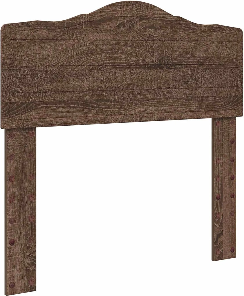 vidaXL Tăblie cap Stejar închis 80 cm Lemn compozit