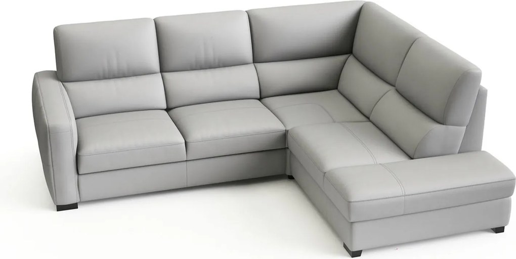Colțar lemn masiv Leonardo, 254 × 98 × 210 cm - Stânga