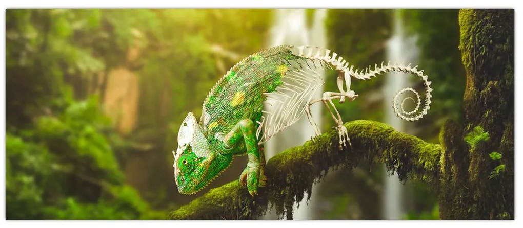 Tablou - cameleon (120x50 cm)