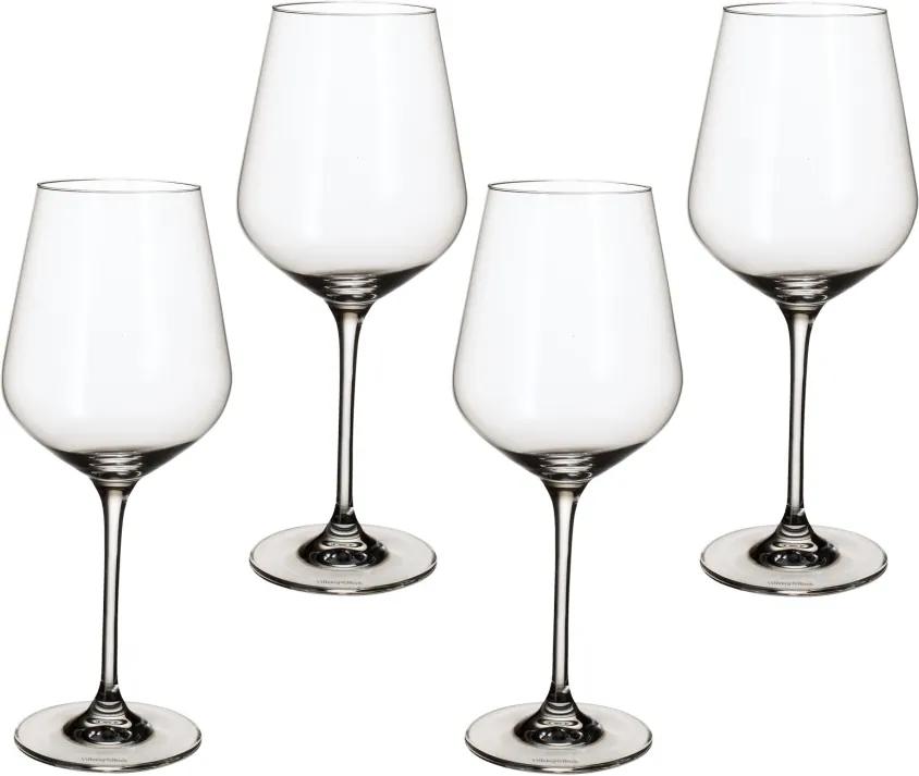 Set 4 pahare vin rosu Villeroy &amp; Boch La Divina Bordeaux Goblet 252mm, 0,65 litri