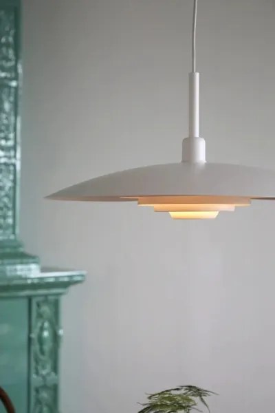 Markslöjd 108876 - Lustru suspendat pe cablu PINY 1xE27/60W/230V Ø 57 cm alb