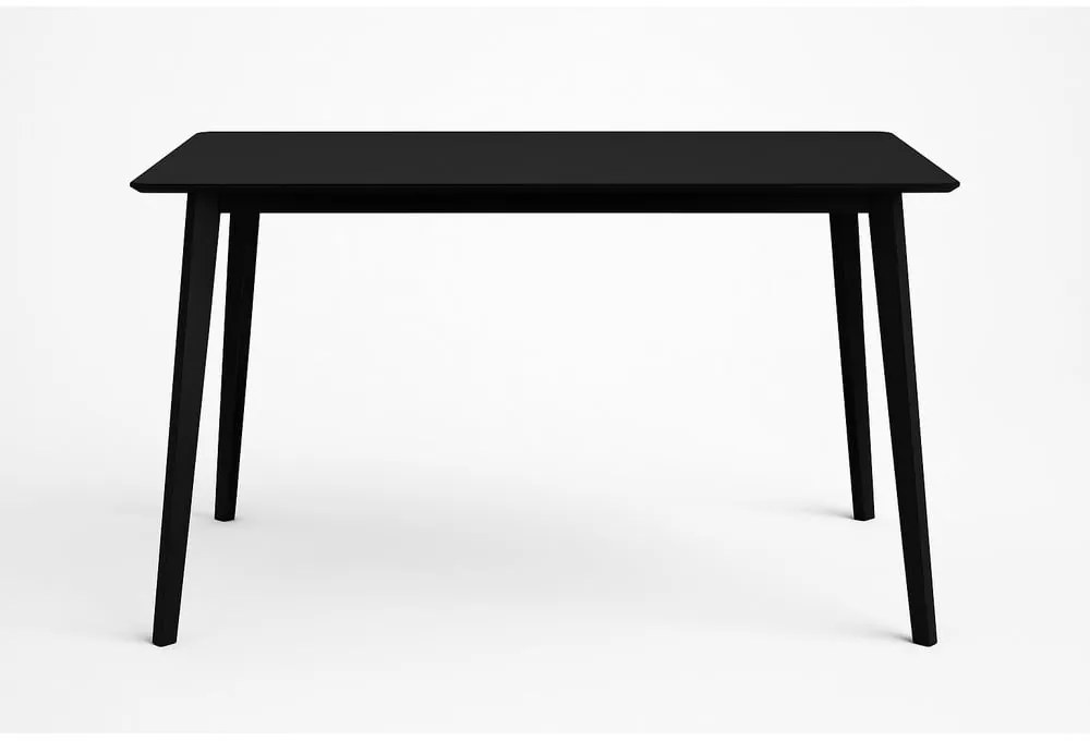 Masă de dining cu blat negru 70x120 cm Vojens – Bonami Essentials