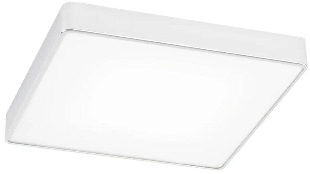 Plafoniera LED patrata design slim ONTARIO 35cm alba