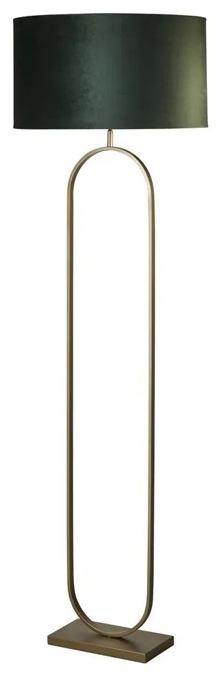 Lampadar/Lampa de podea decorativa Modish bronz/verde