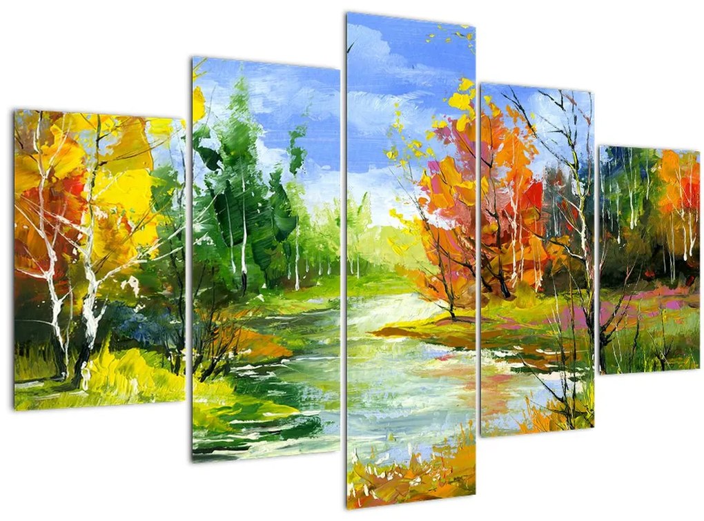 Tablou - Peisaj - pictură (150x105 cm)