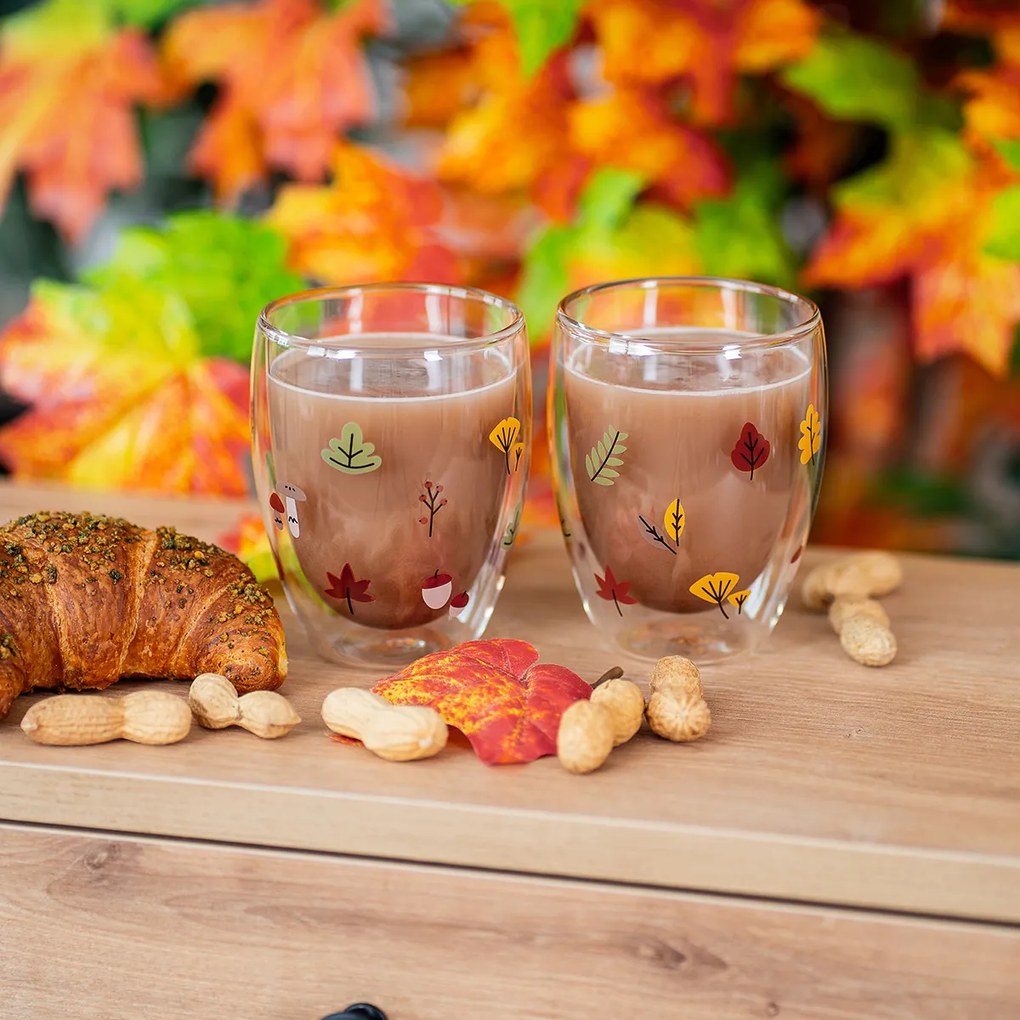 Pahare termo 4Home Autumn Hot&Cool 350 ml, 2buc.