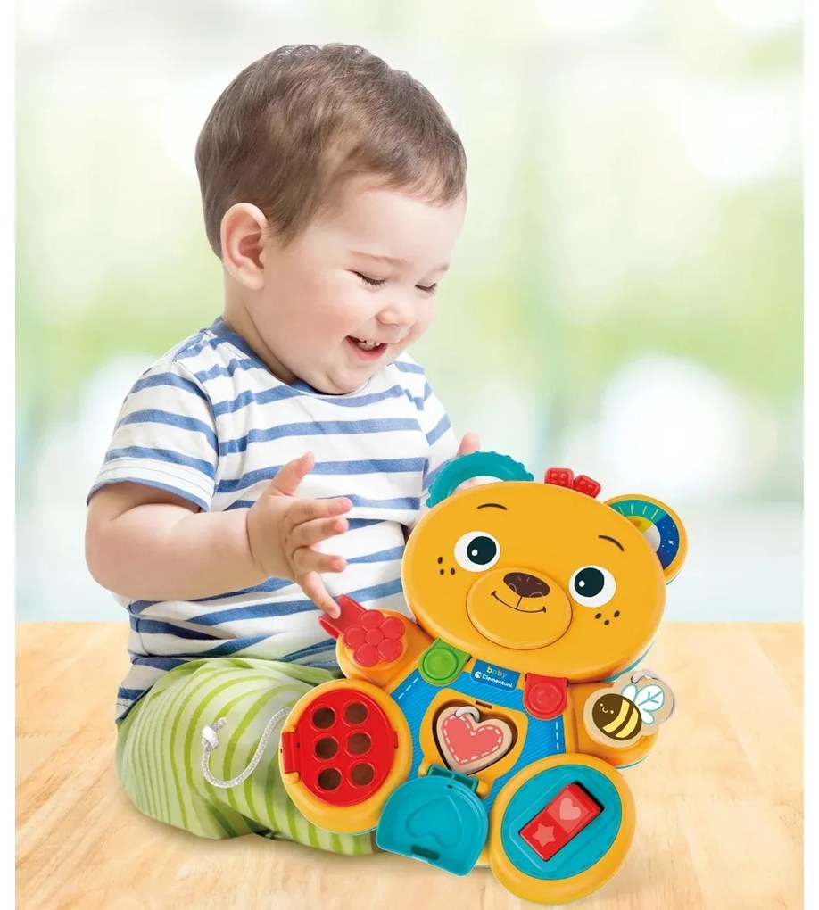 Clementoni Montessori Didactic Teddy Bear, 29 x 35x 5,5 cm